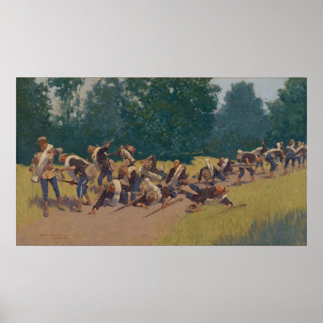 Scream of Shrapnel at San Juan Hill Poster (Front)