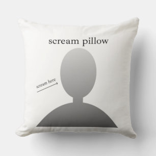 Scream pillow