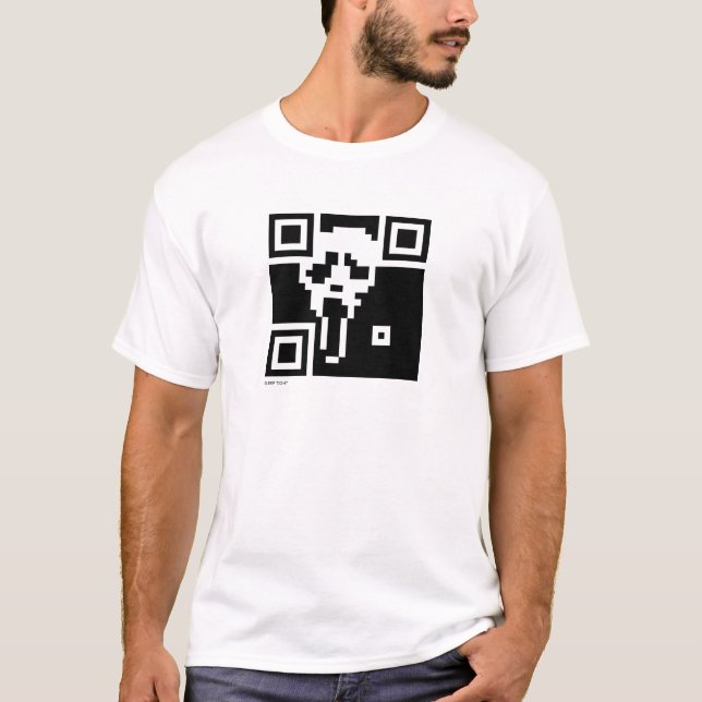 Scream QR Code T-Shirt (Front)