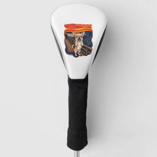 Screaming Chihuahua Dog Scream Bridge_1 Golf Head Cover