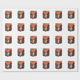 Screaming Chihuahua Dog Scream Bridge_1 Wrapping Paper