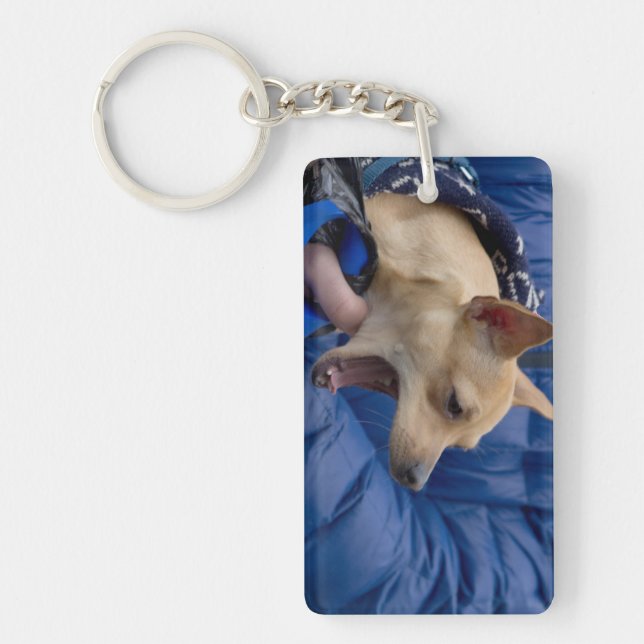 Screaming Chihuahua Keychain (Front)