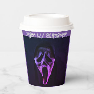 Screaming Coffee - Waking Up Paper Cups