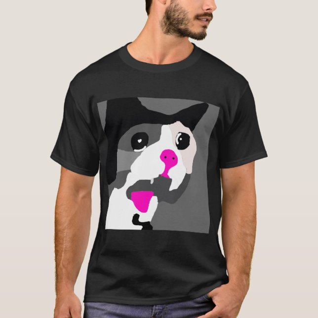 Screaming Crying Cat - Simplified T-Shirt (Front)