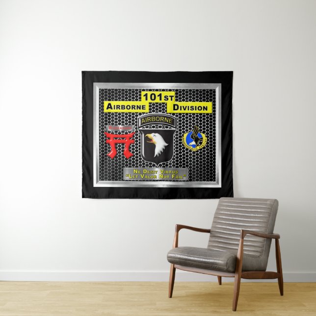 “Screaming Eagles” 101st Airborne Division Tapestry (In Situ (Horizontal))