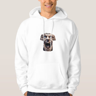 Screaming Face 3D Illusion T-Shirt – Bold Optical Hoodie
