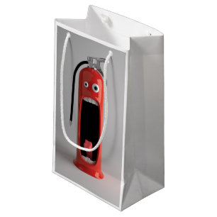 Screaming Fire Extinguisher Small Gift Bag