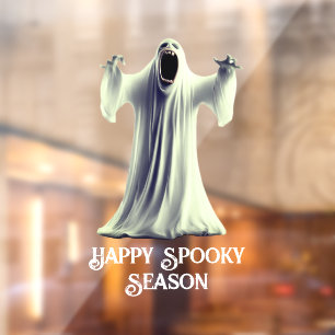 Screaming Ghost Window Cling
