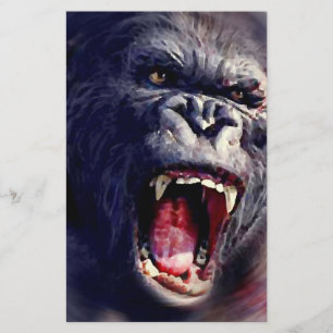 Screaming Gorilla Stationery