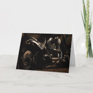 Screaming Loud Pipes Motorcycle Birthday Card