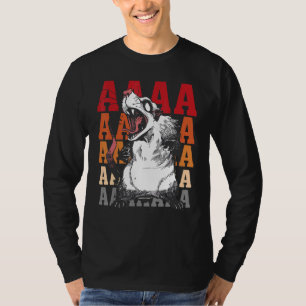 Screaming Possum Aaaa Cute Opossum Dank Meme Men T-Shirt