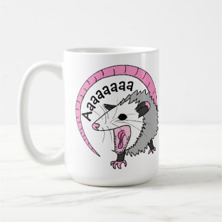 Screaming Possum bright colours Coffee Mug