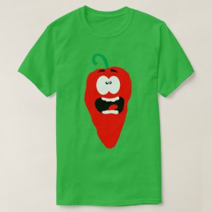Screaming Red Hot Chili Pepper T-Shirt