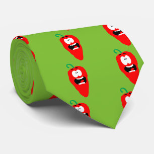 Screaming Red Hot Chili Pepper Tie