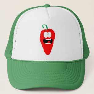 Screaming Red Hot Chili Pepper Trucker Hat