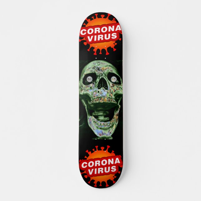 Screaming Skull Skateboard (Front)