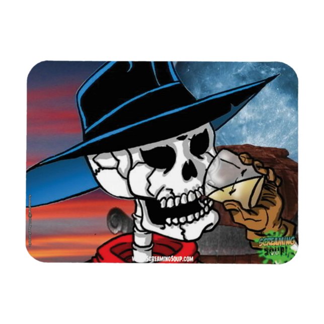 SCREAMING SOUP! Deadwest Drink Magnet (Horizontal)