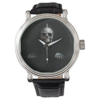 Screaming Spike Skull and Hands by KLM Watch