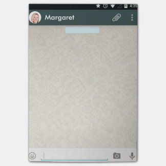 Screen iPhone 6 Post it Note Message