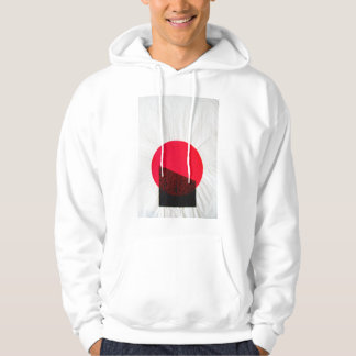 Screen print illustration hoodie