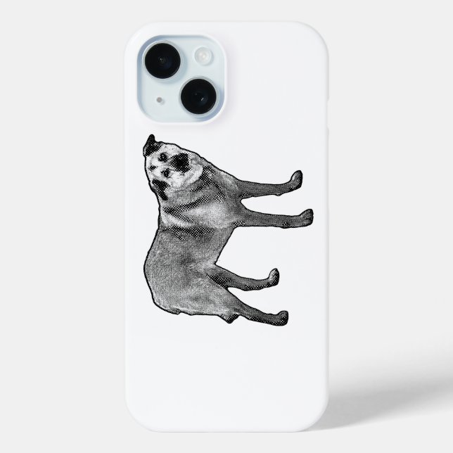 screened calm edge, tibetan mix Case-Mate iPhone case (Back)