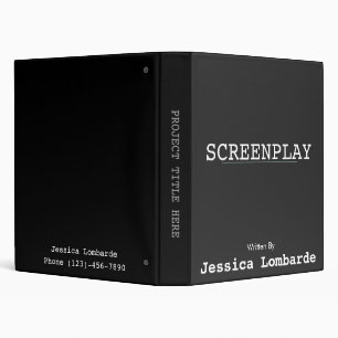Screenplay  binder