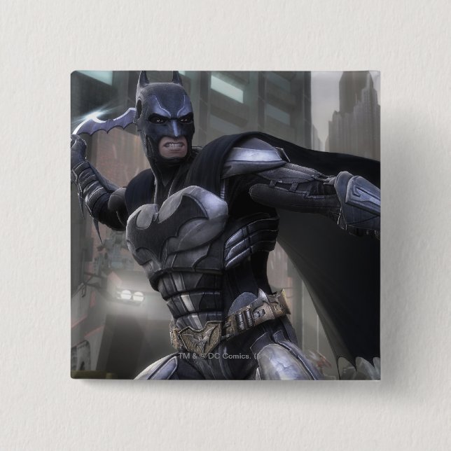 Screenshot: Batman 2 Inch Square Button (Front)