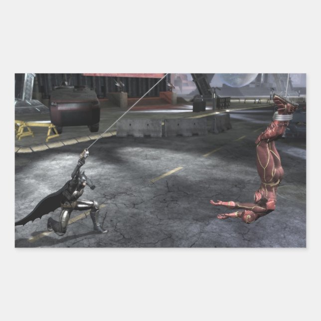 Screenshot: Batman vs Flash Sticker (Front)