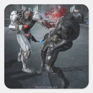 Screenshot: Cyborg vs Batman Square Sticker