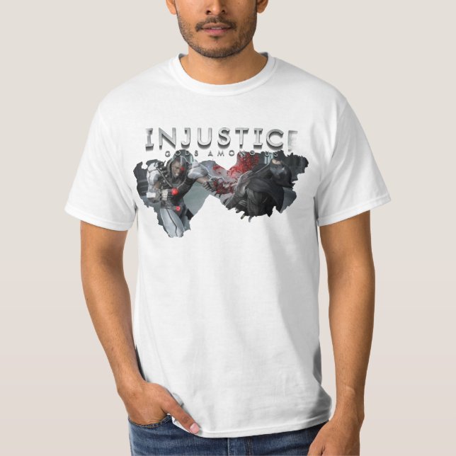 Screenshot: Cyborg vs Batman T-Shirt (Front)