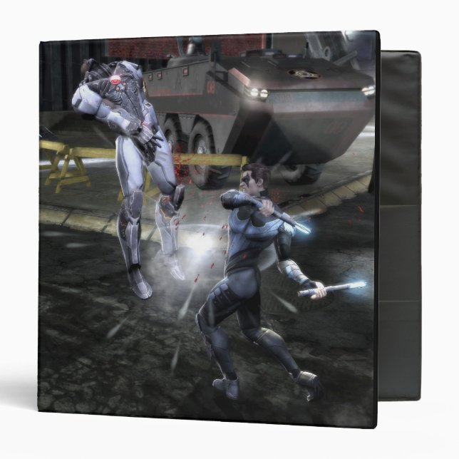 Screenshot: Cyborg vs Nightwing 3 Binder (Front/Inside)