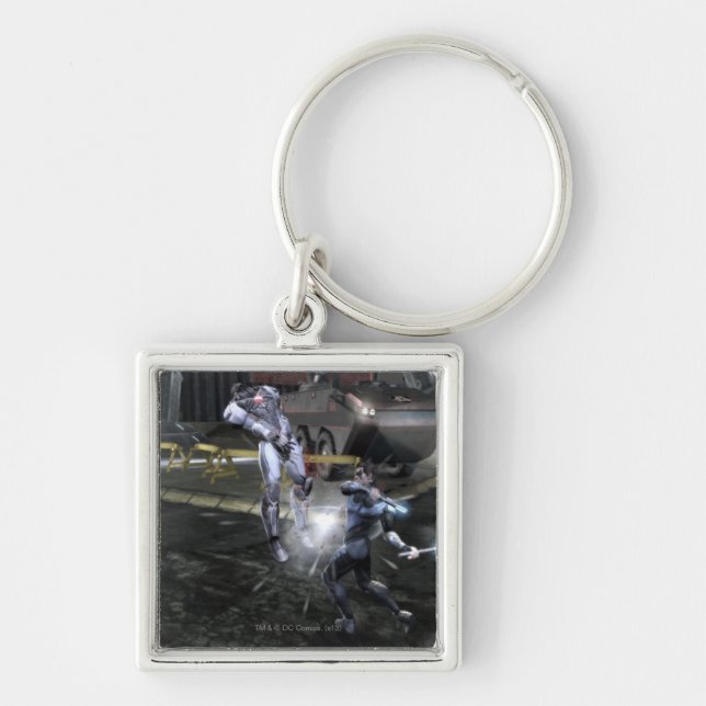 Screenshot: Cyborg vs Nightwing 3 Keychain (Front)