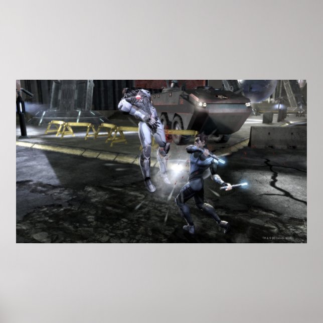 Screenshot: Cyborg vs Nightwing 3 Poster (Front)