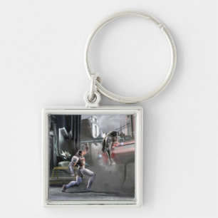 Screenshot: Cyborg vs Nightwing Keychain