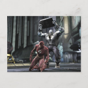 Screenshot: Flash vs Grundy Postcard