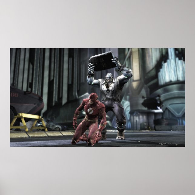 Screenshot: Flash vs Grundy Poster (Front)