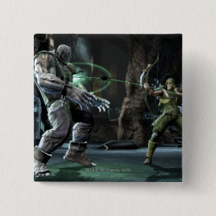 Screenshot: Grundy vs Green Arrow 2 Inch Square Button