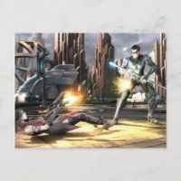 Screenshot: Harley vs Nightwing