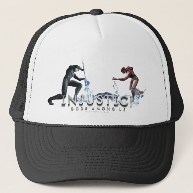 Screenshot: Nightwing vs Flash Trucker Hat (Front)
