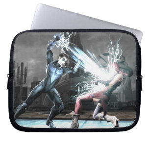 Screenshot: Nightwing vs harley Laptop Sleeve