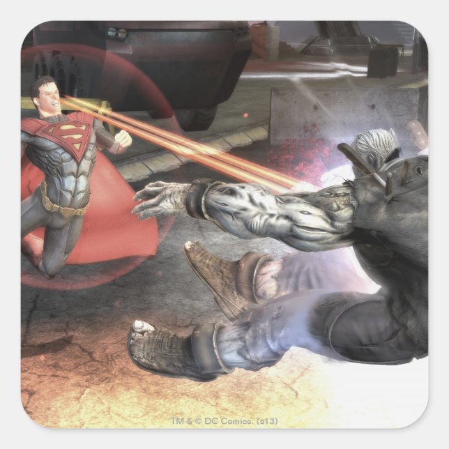 Screenshot: Superman vs Batman 2 Square Sticker (Front)