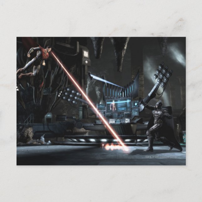 Screenshot: Superman vs Batman Postcard (Front)