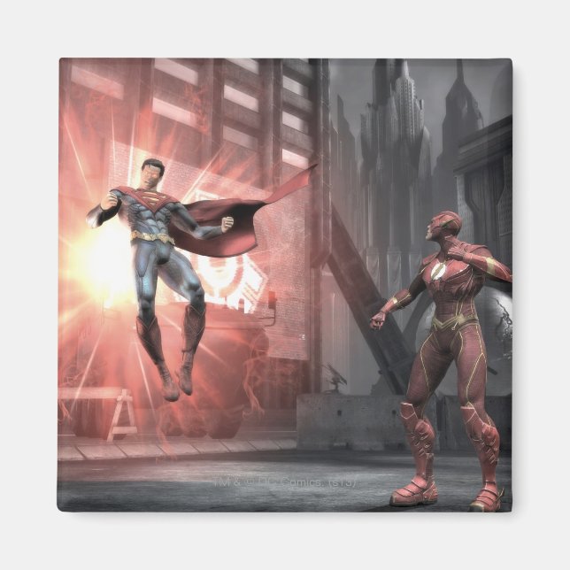 Screenshot: Superman vs Flash Magnet (Front)