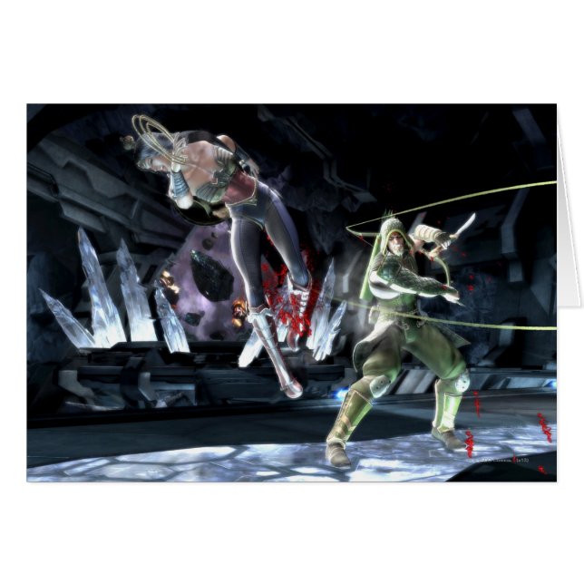 Screenshot: Wonder Woman vs Green Arrow (Front Horizontal)