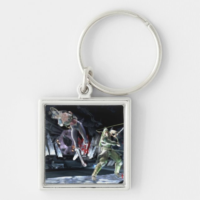 Screenshot: Wonder Woman vs Green Arrow Keychain (Front)