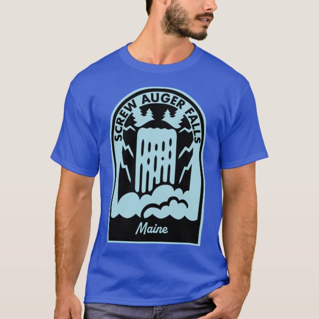 Screw Auger Falls Maine T-Shirt (Front)