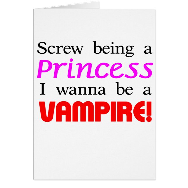 Screw Being A Vampire (Front)