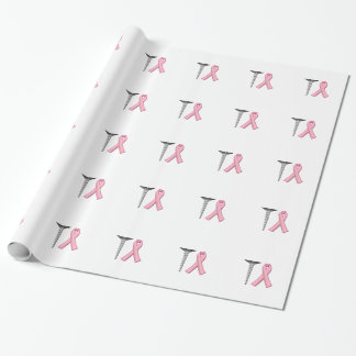 Screw Breast Cancer! Survivors Humour Wrapping Paper