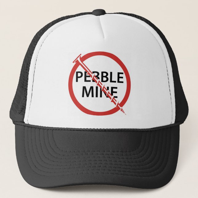 SCREW PEBBLE MINE TRUCKER HAT (Front)