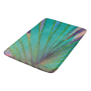 Screw Pine Abstract Bath Mat